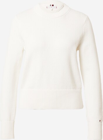 TOMMY HILFIGER Sweater in White: front