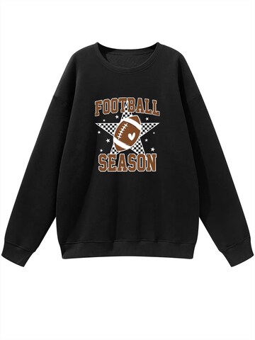 GORHEY - Sudadera en negro: frente