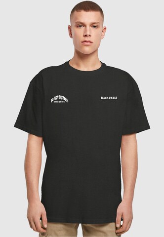 T-Shirt 'Barely Awake' Merchcode en noir : devant