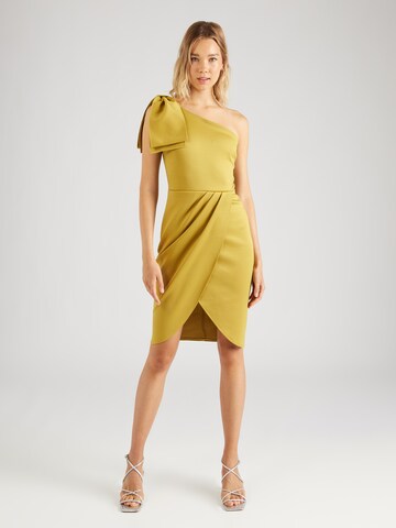 WAL G. Φόρεμα κοκτέιλ 'TAMMY' σε κίτρινο: μπροστά