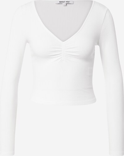 Marškinėliai 'Sari Shirt' iš ABOUT YOU, spalva – balta, Prekių apžvalga