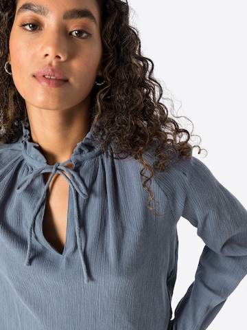 KnowledgeCotton Apparel Blouse in Blauw