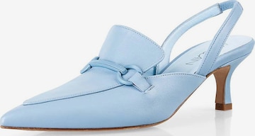 Marc Cain Slingback Pumps in Blue: front