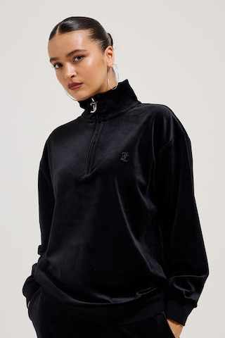 Juicy Couture Sweatshirt 'Pete' in Schwarz: Vorderseite