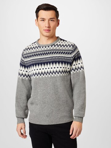 FYNCH-HATTON Sweater in Grey: front