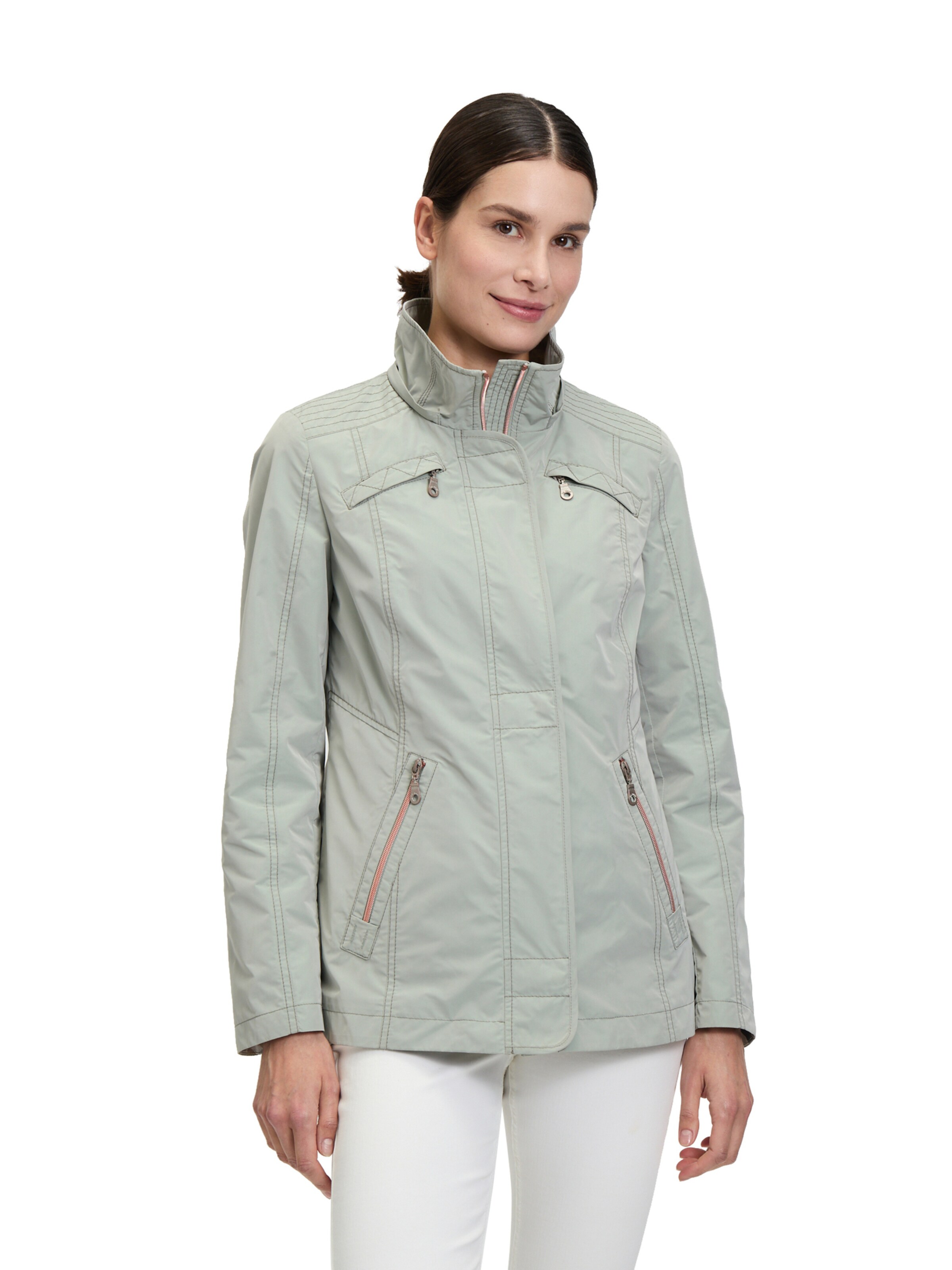 Veste mi-saison GIL BRET en vert : devant