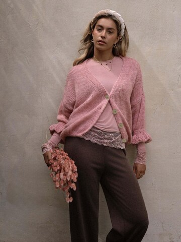 SASSYCLASSY Oversizestrickjacke‌‌‌‌ in Pink