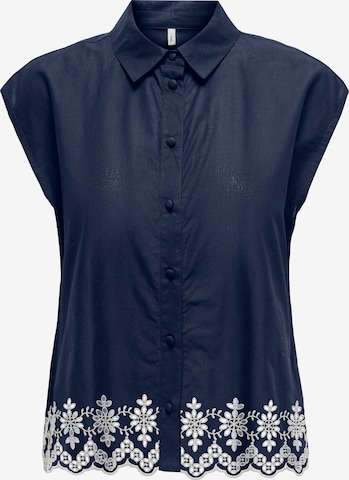 Camicia da donna 'ONLLOU' di ONLY in blu: frontale