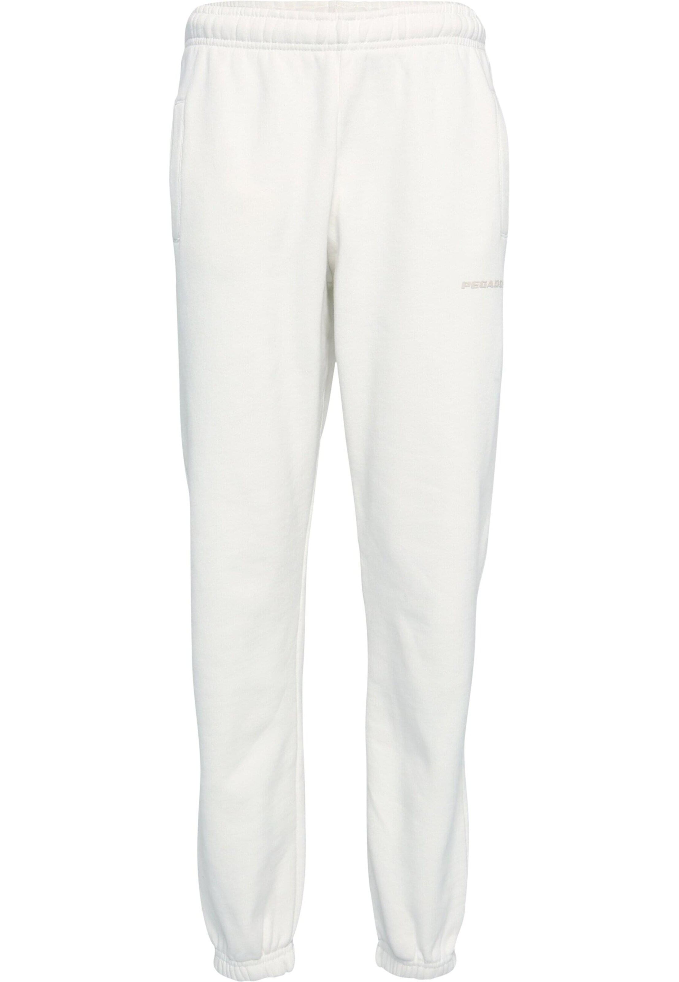 Tapered Pantaloni 'Villa' di Pegador in bianco: frontale