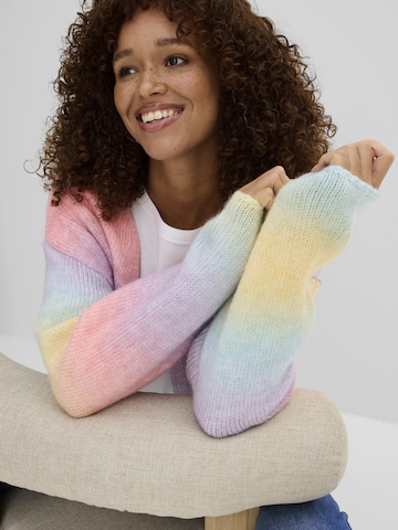 bonprix Strickjacke in Mischfarben