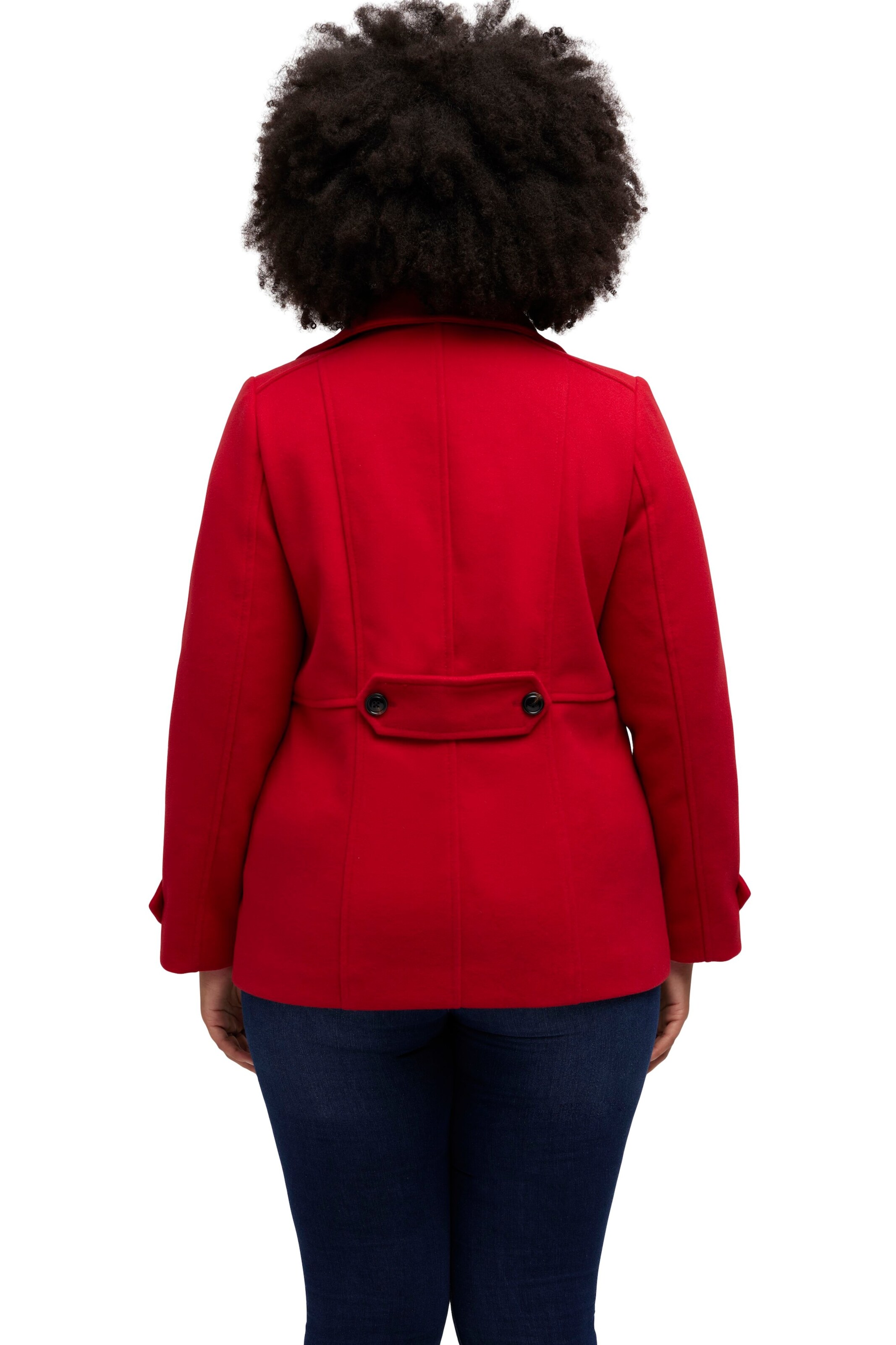 Ulla Popken Übergangsmantel in Rot