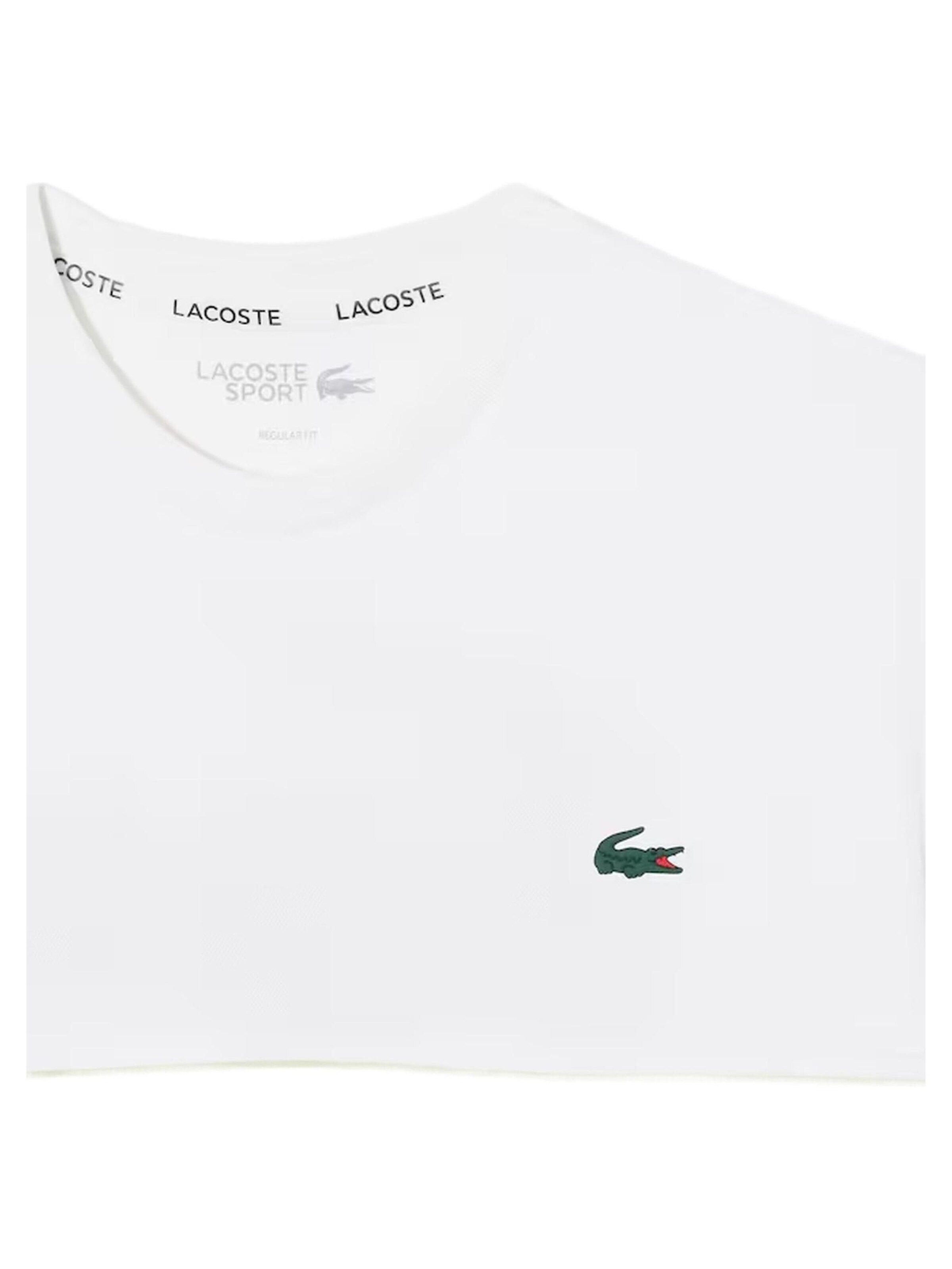 LACOSTEMajica 'Camiseta lacoste blanca back croco ultra dry tee' - bijela boja