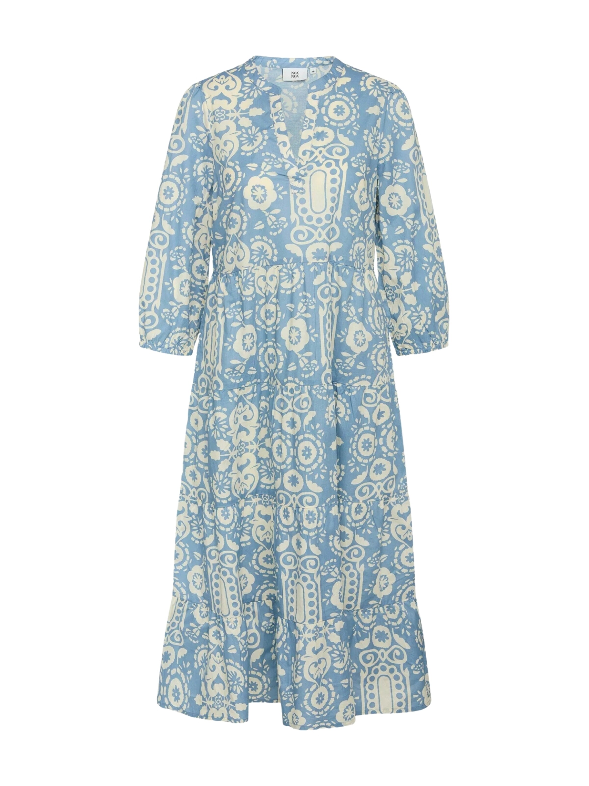 Noa Noa Jurk ' AnnieNN ' in Blauw: voorkant