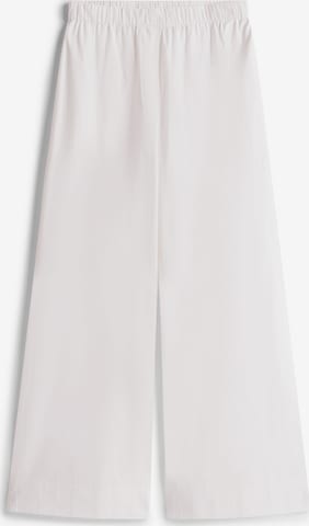 Wide Leg Pantalon TOMMY HILFIGER en blanc : devant