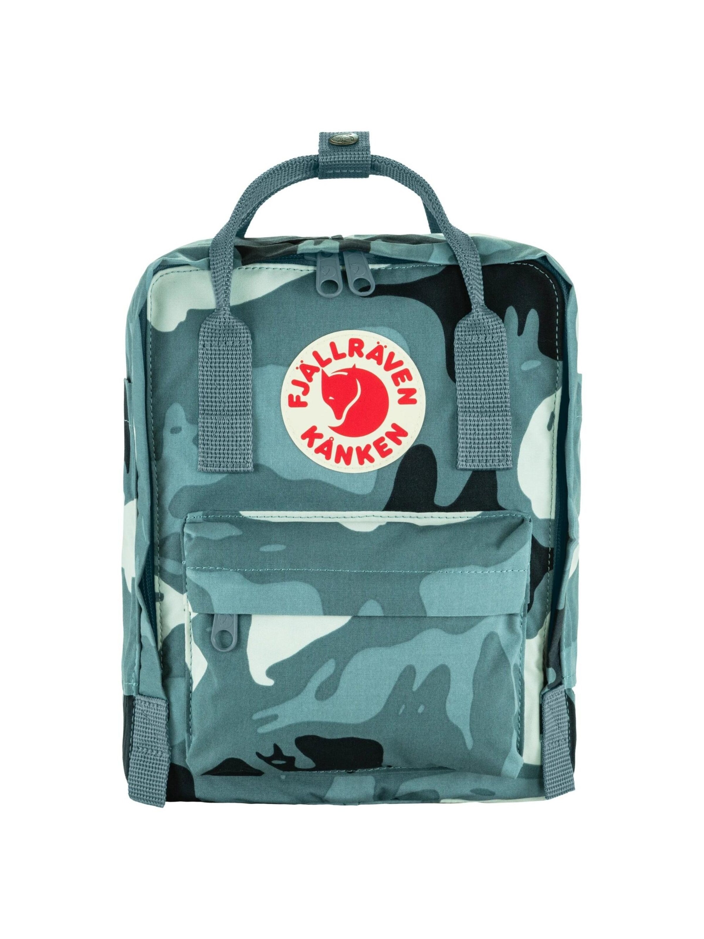 FJALLRAVEN Backpack 'Kånken Graphics' in Blue: front