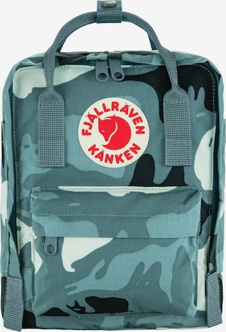 FJALLRAVEN Backpack 'Kånken Graphics' in Blue: front