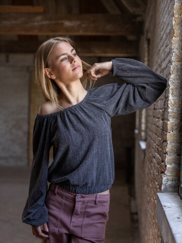 Looxs Revolution Blouse in Grey