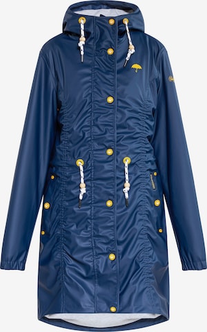 Schmuddelwedda Raincoat in Blue: front