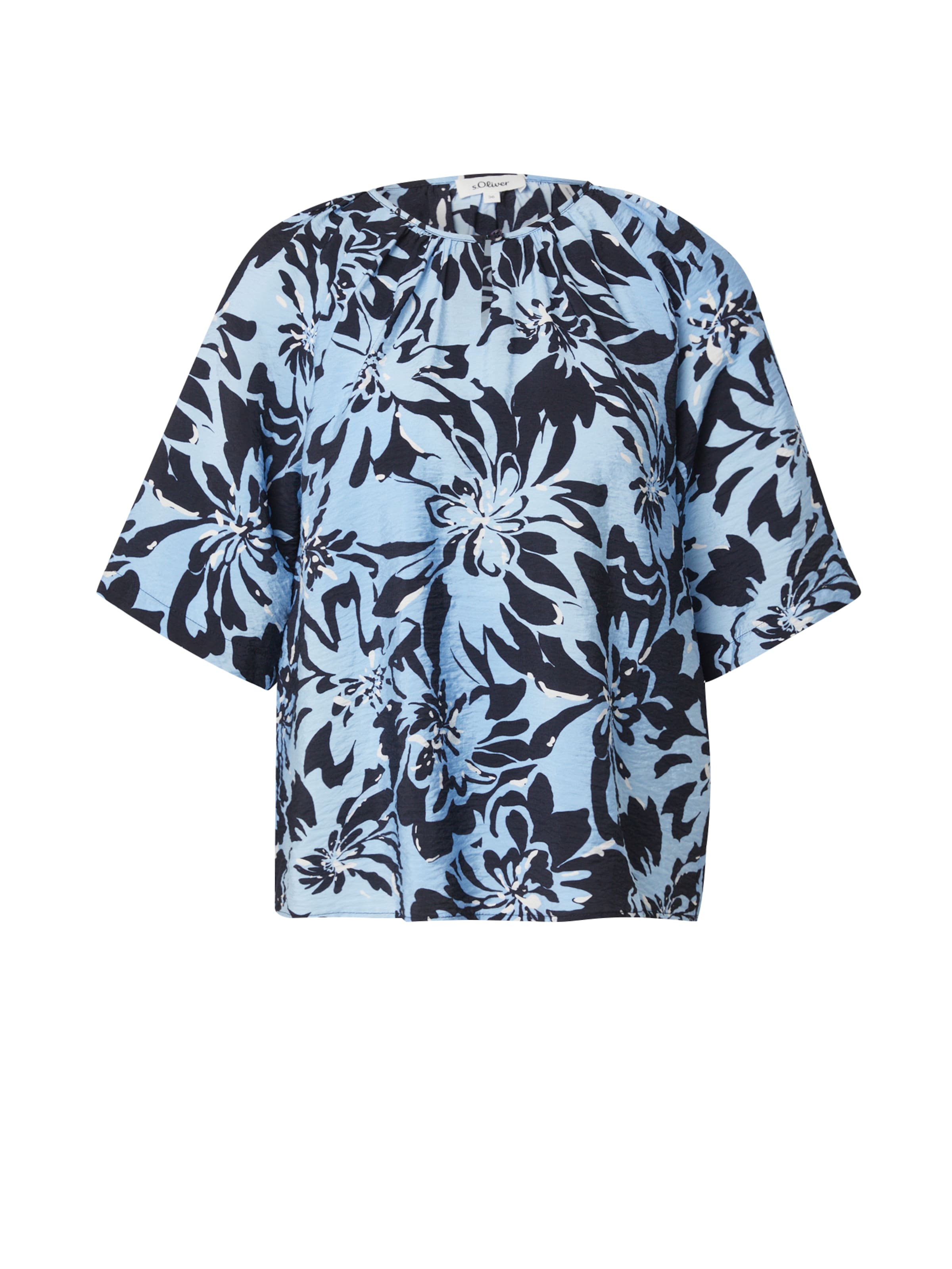 s.Oliver Блуза в синьо: отпред