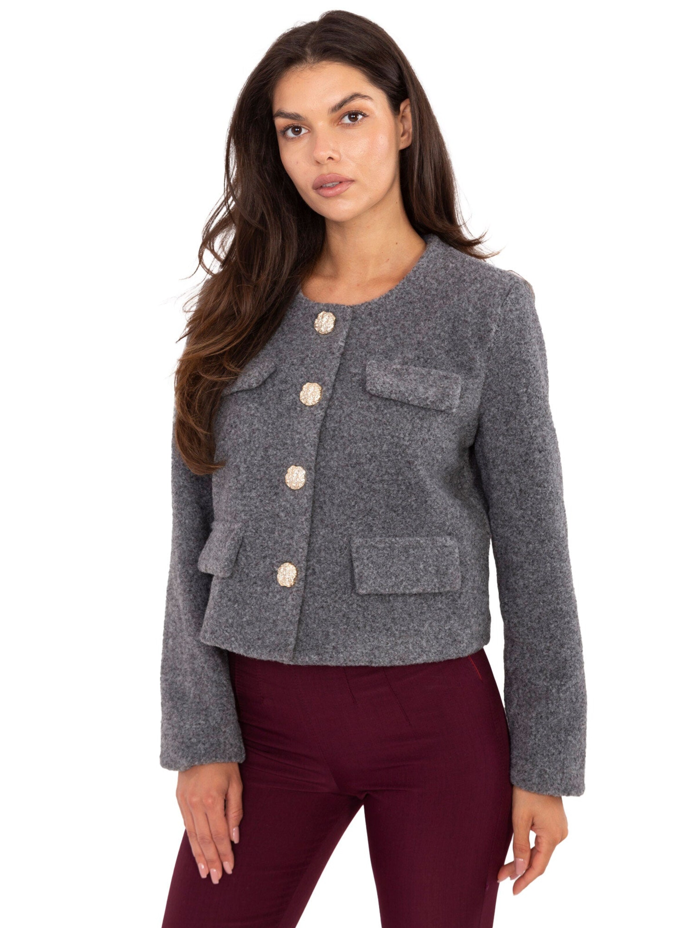 Madnezz House Übergangsjacke 'FL9586.64'‌‌‌ in Grau