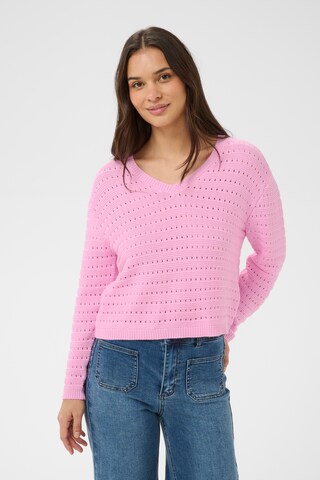 Kaffe Sweater 'Metta' in Pink: front