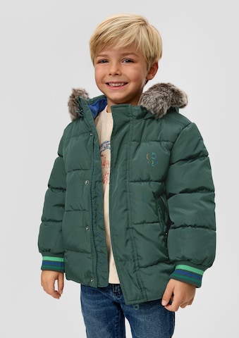 s.Oliver Winter Jacket in Green: front