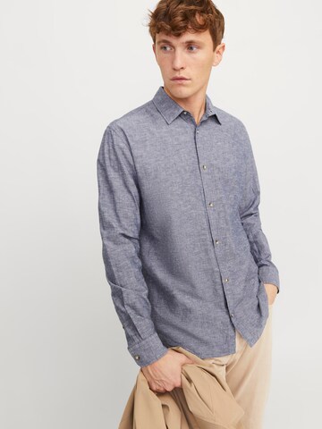 JACK & JONES Regular Fit Hemd 'Summer' in Blau