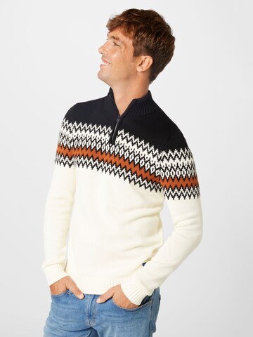 BLEND - Pullover em branco: frente