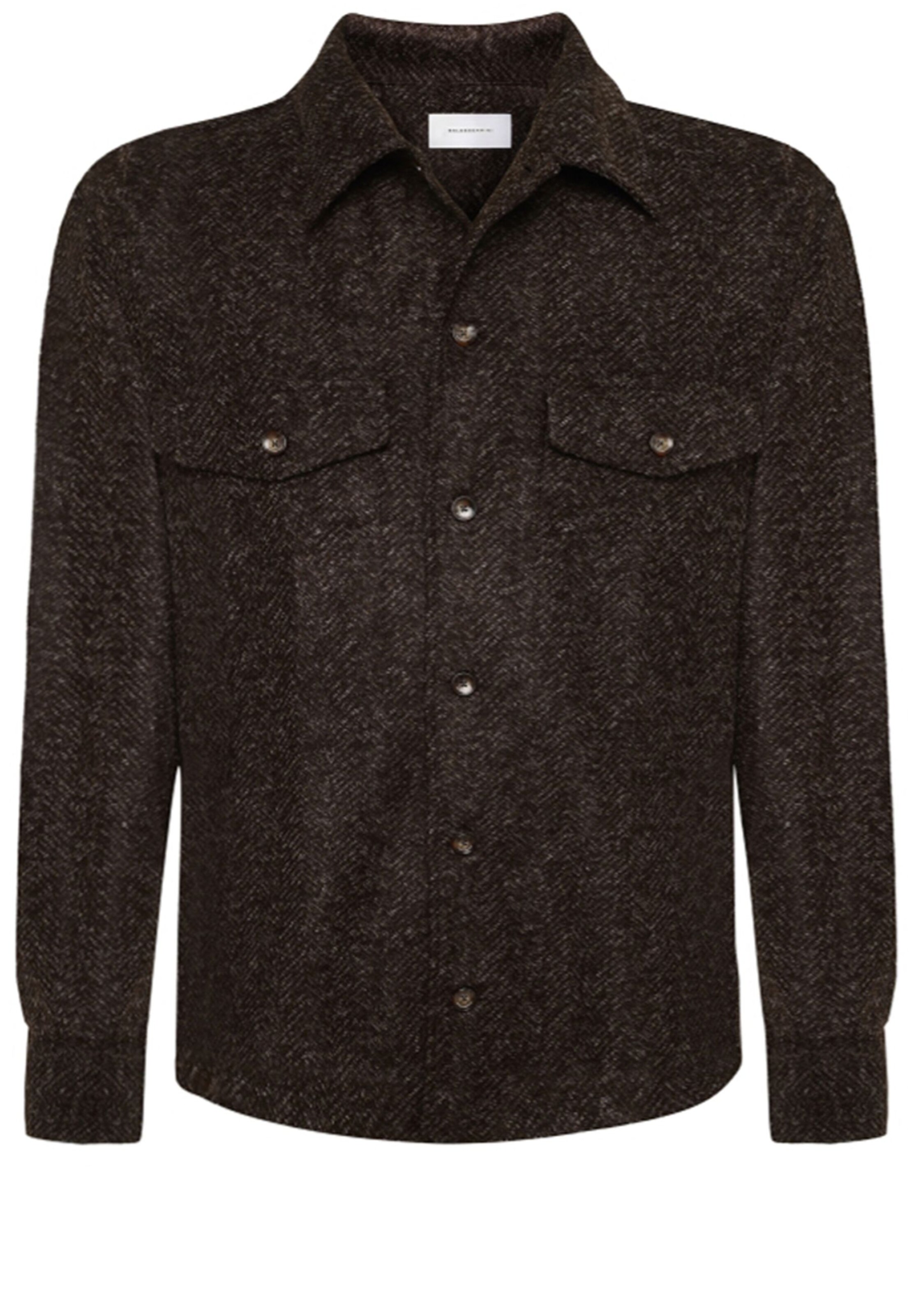 Baldessarini Regular fit Button Up Shirt in Brown: front