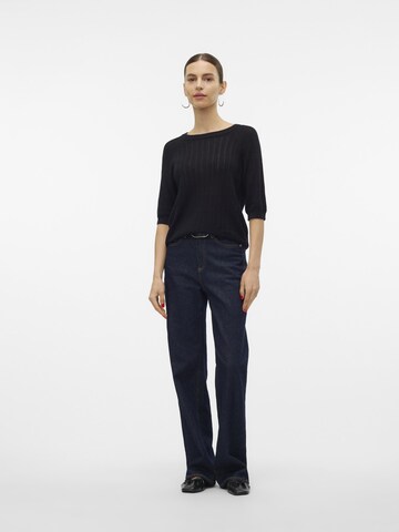 VERO MODA Sweater 'NEWLEXSUN' in Black