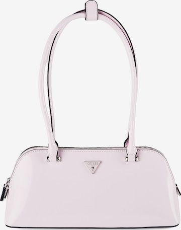 Borsa a spalla 'Arnela II' di GUESS in lilla: frontale