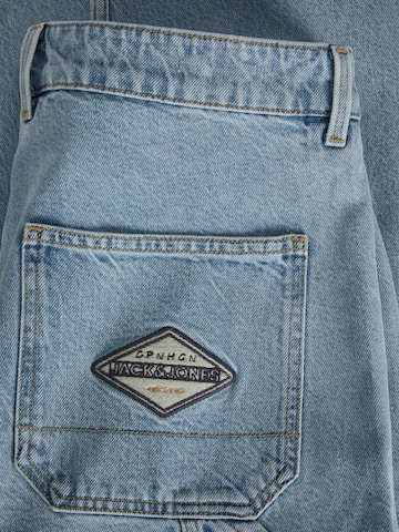 JACK & JONES Loosefit Cargojeans 'Eddie' in Blauw