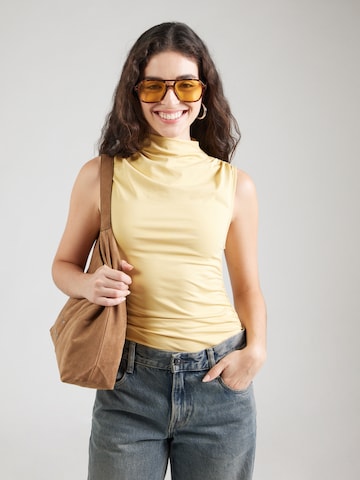 & Other Stories Top in Yellow: front