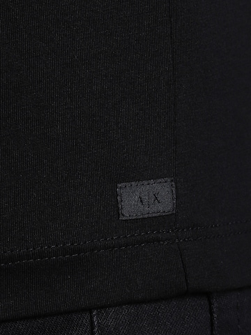 ARMANI EXCHANGE Тениска в черно