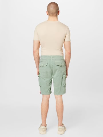 Regular Pantalon cargo ALPHA INDUSTRIES en vert