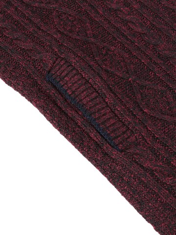 YOUTHUP Strickjacke 'Wertigkeit'‌‌ in Rot