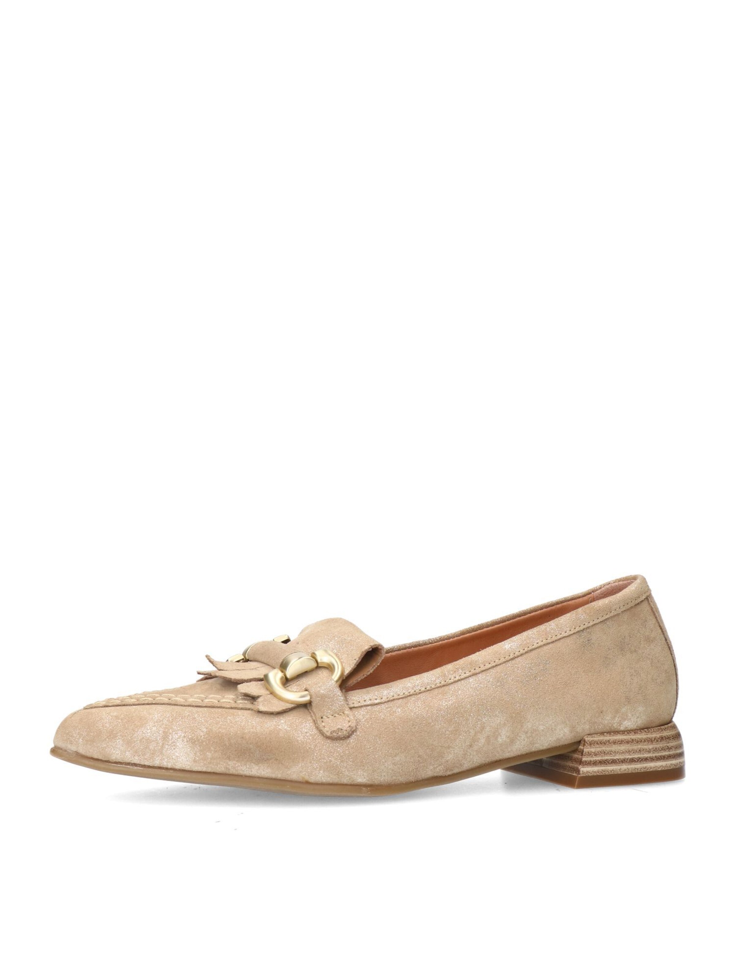 Chaussure basse MANFIELD en beige : devant