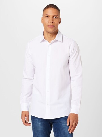 BURTON MENSWEAR LONDON - Ajuste regular Camisa de negocios en blanco: frente