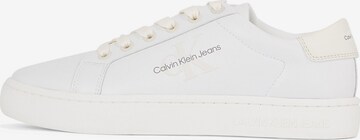 Baskets basses Calvin Klein Jeans en blanc : devant