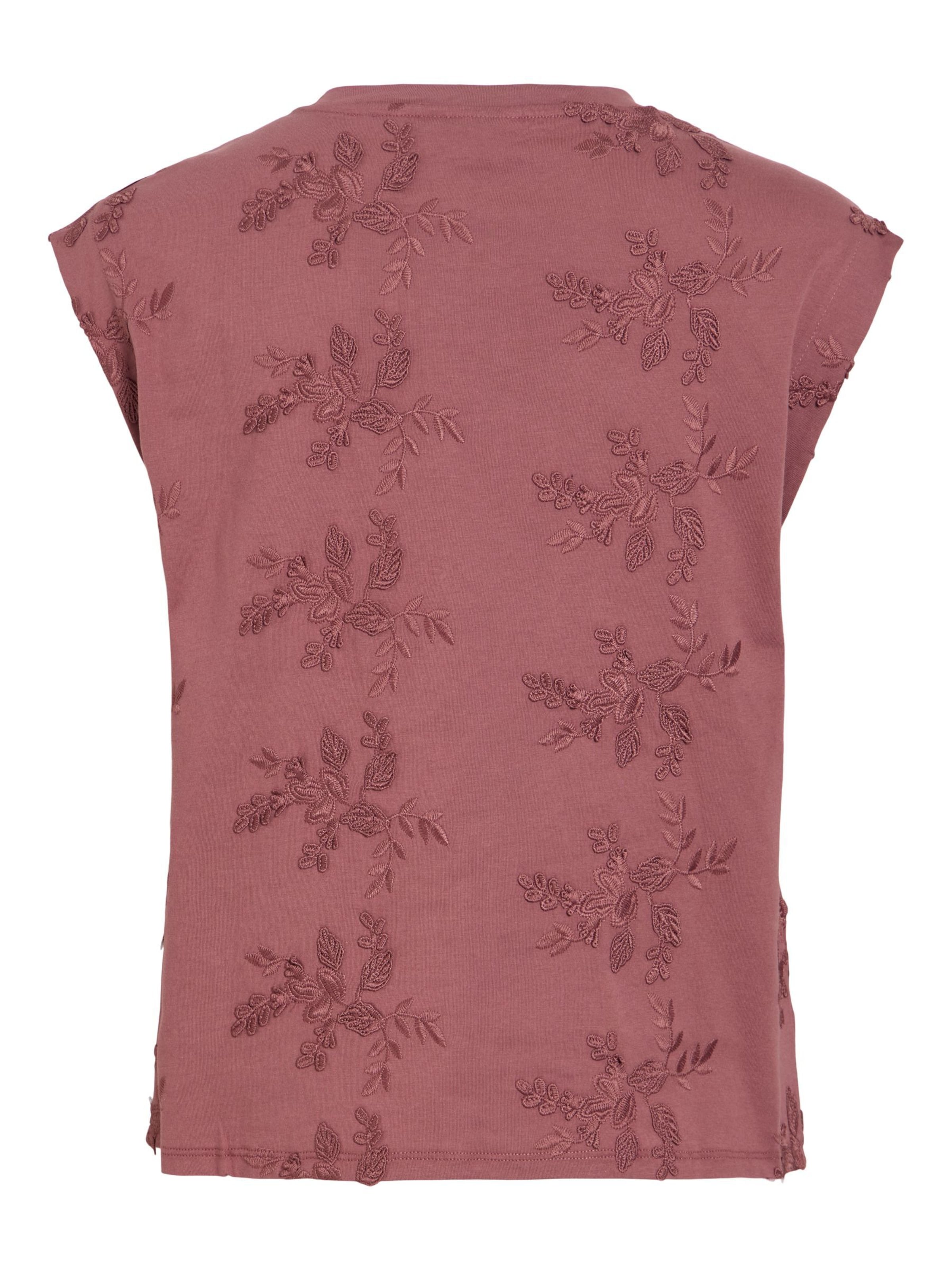 VILA Top in Brown