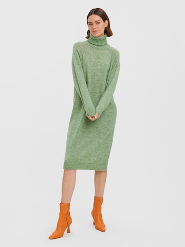 VERO MODA Knit dress 'Daniela' in Green: front