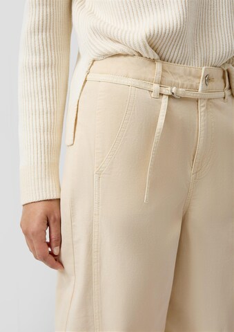 s.Oliver Широка кройка Панталон в бежово