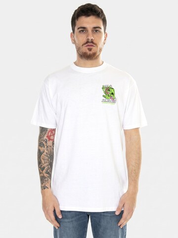 Maglietta 'Slimey II White Ts' di Santa Cruz in bianco: frontale