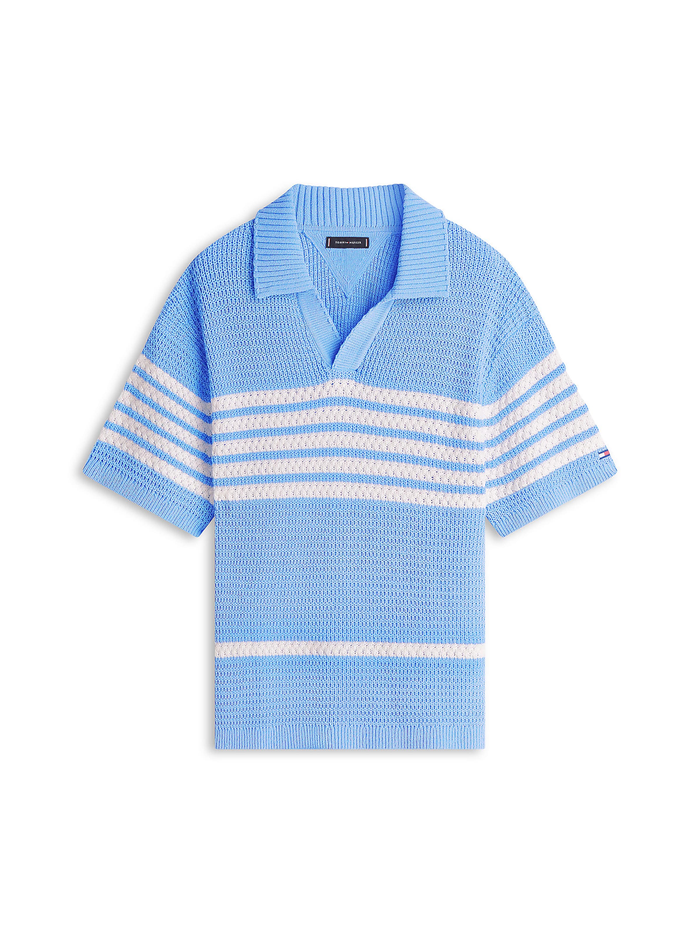 Pull-over TOMMY HILFIGER en bleu : devant