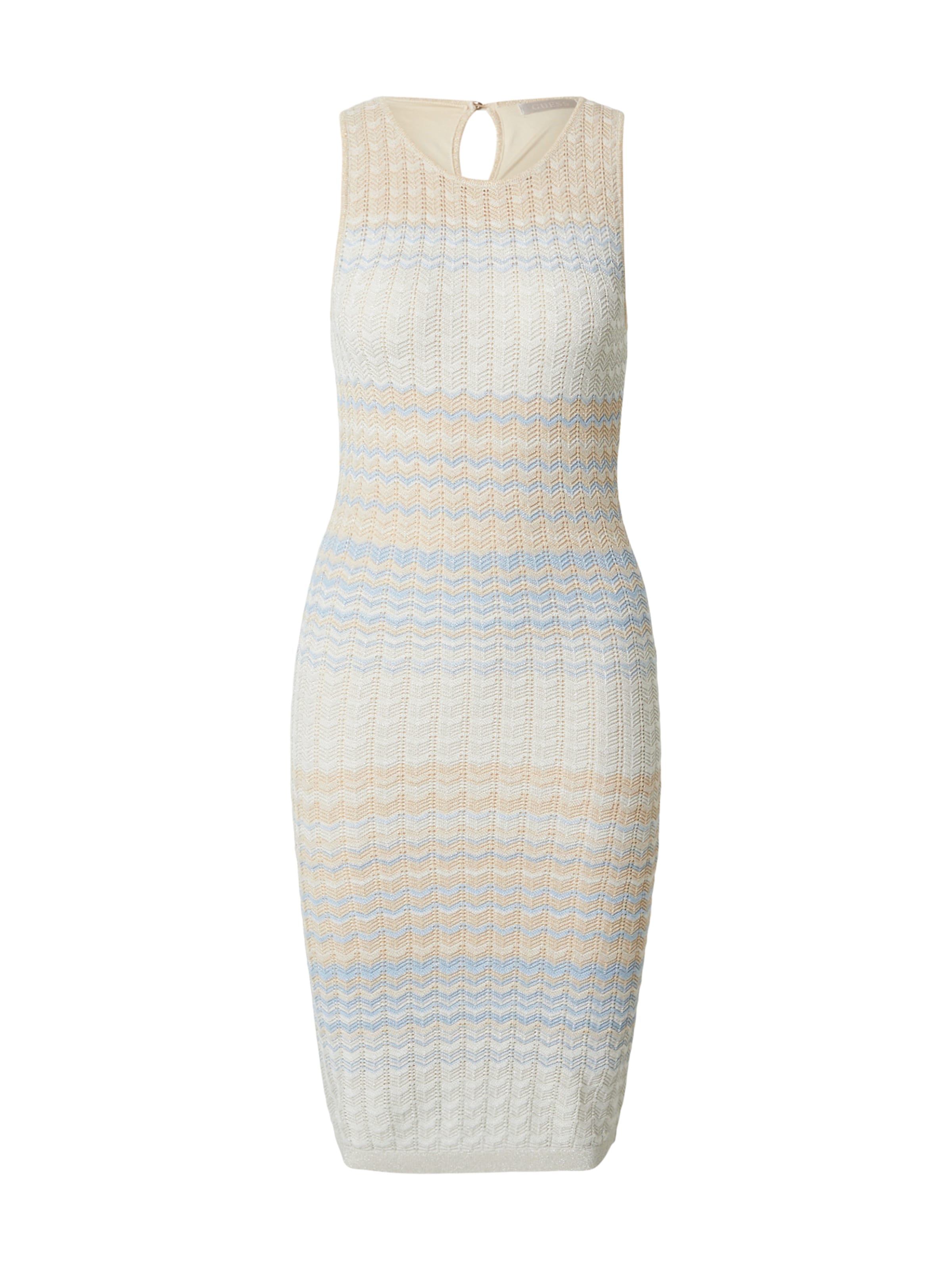 GUESS Knitted dress 'ROSALYN' in Blue: front