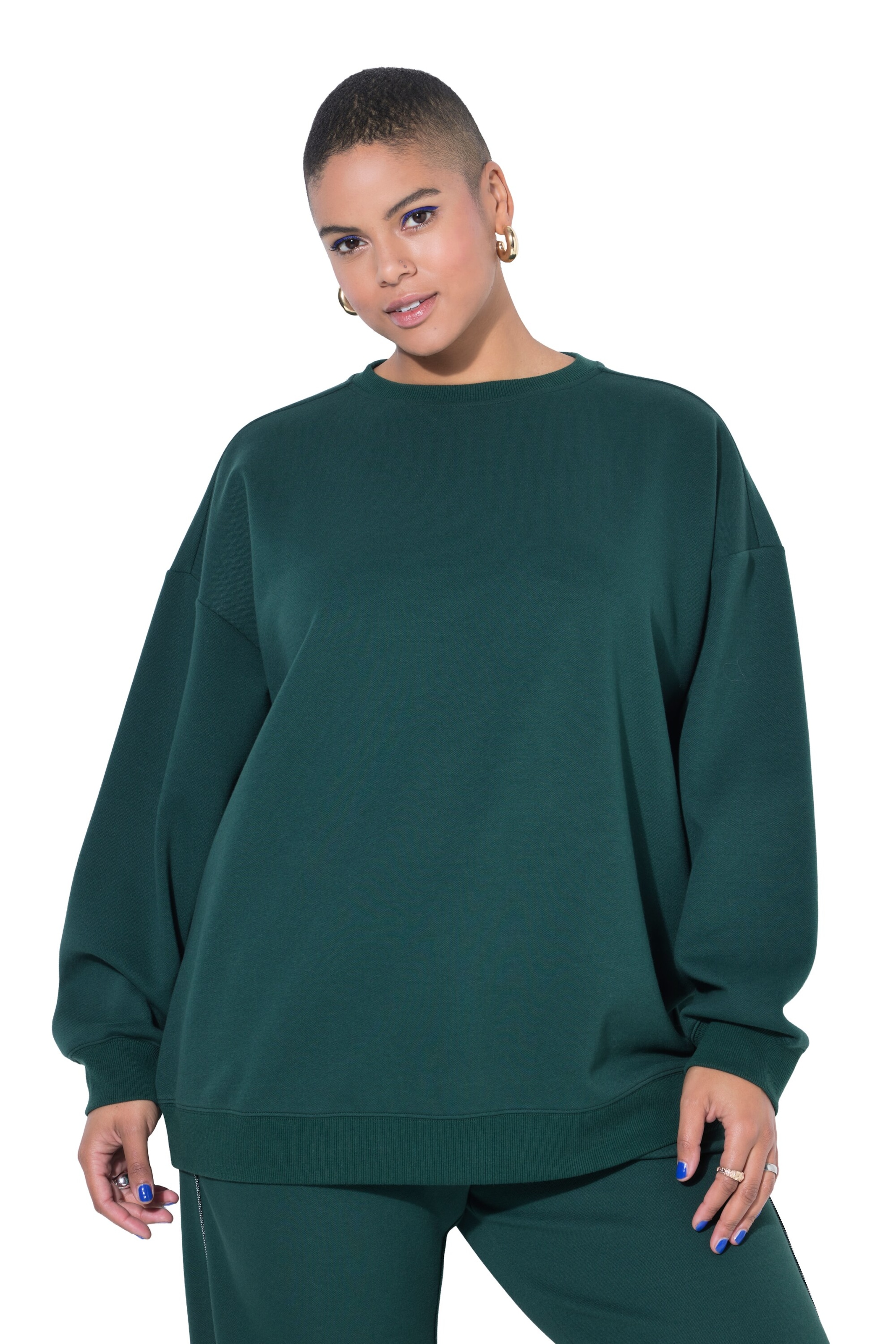 Studio Untold Sweatshirt in Green: front