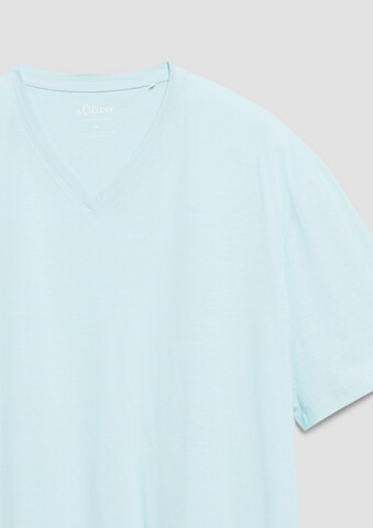 s.Oliver Men Big Sizes Shirt in Blue
