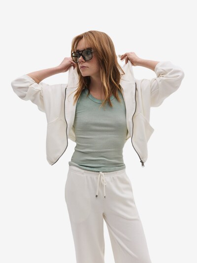 No Matter What Sweatjacke in weiß, Produktansicht