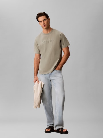 Calvin Klein Jeansregular Majica - siva boja