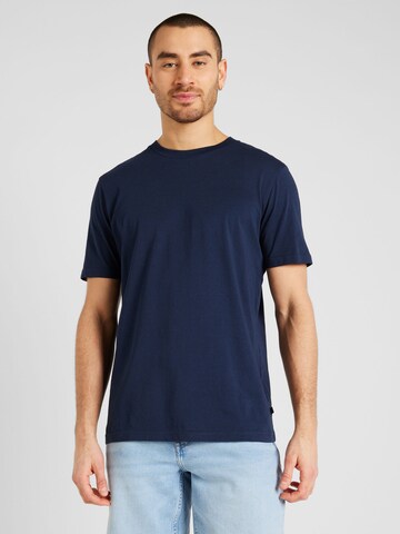 QS Shirt in Blauw: voorkant